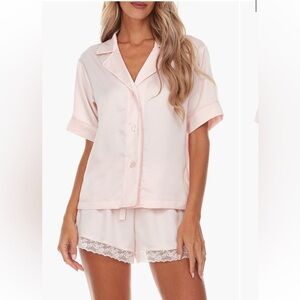 Flora Nikrooz Selena Satin Charmeuse Short Pajamas